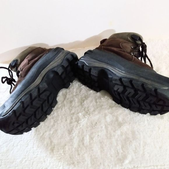 Polaris Thermolite Mens Suede Rubber Winter Boots Size 8 main image 4